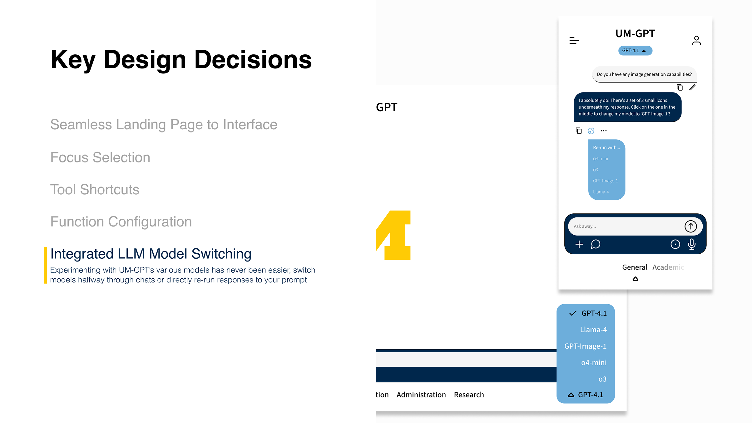 UM-GPT redesign slide 7